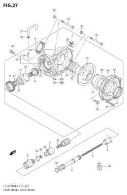 027 - FINAL BEVEL GEAR (REAR)