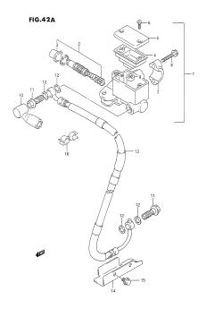 42A - FRONT MASTER CYLINDER (DR350SHN /​ SHP /​ SHR)