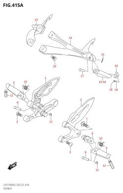 415A - FOOTREST