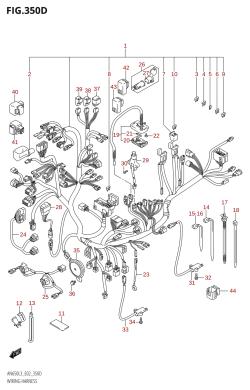 350D - WIRING HARNESS (AN650Z:L3:E19)