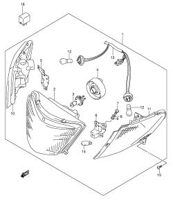 27A - FRONT COMBINATION LAMP (MODEL X /​ Y E04,E18,E22,E34,E54,P37)