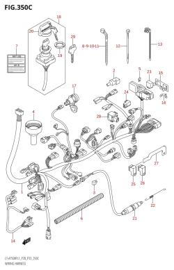 350C - WIRING HARNESS (LT-A750XPZ:L1:P28)