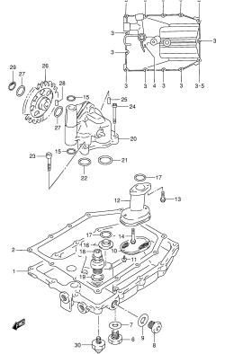 006 - OIL PAN - OIL PUMP