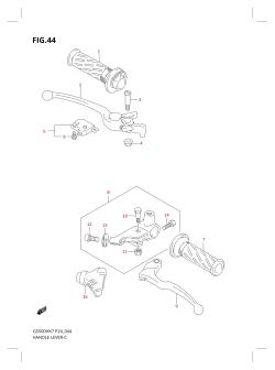 044 - HANDLE LEVER (MODEL K7 /​ K8 /​ K9)