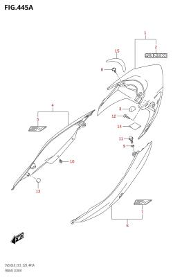 445A - FRAME COVER (SV650:L8:E03)