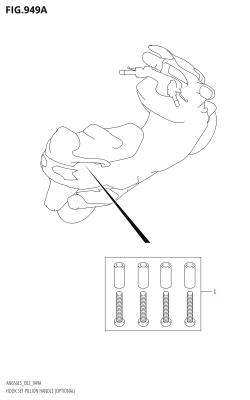 949A - HOOK SET PILLION HANDLE (OPTIONAL)