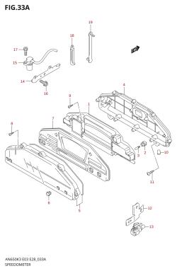 33A - SPEEDOMETER (AN650K5)