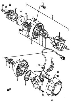 021 - ALTERNATOR (E.NO.~116197)