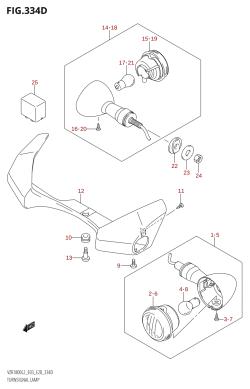 334D - TURNSIGNAL LAMP (VZR1800Z:L2:E03)