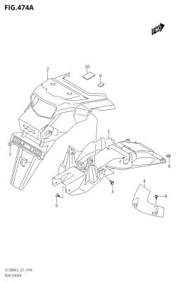 474A - REAR FENDER