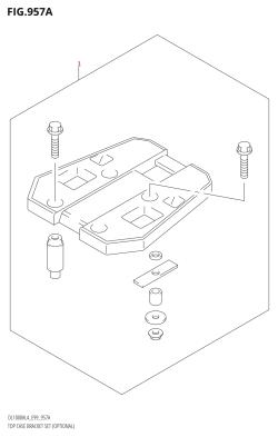 957A - TOP CASE BRACKET SET (OPTIONAL)