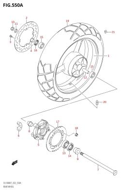 550A - REAR WHEEL