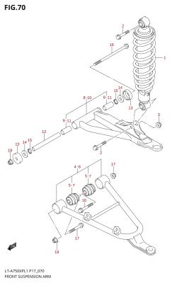 070 - FRONT SUSPENSION ARM