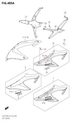 485A - SIDE COWLING (K8)