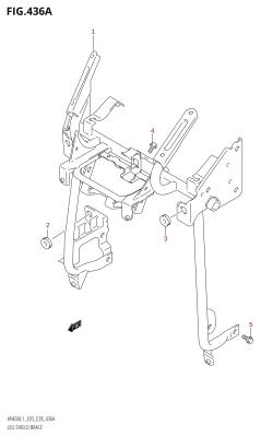 436A - LEG SHIELD BRACE (AN650:L1:E03)