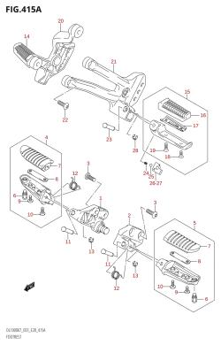 415A - FOOTREST