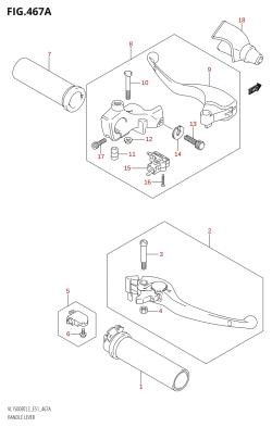 467A - HANDLE LEVER