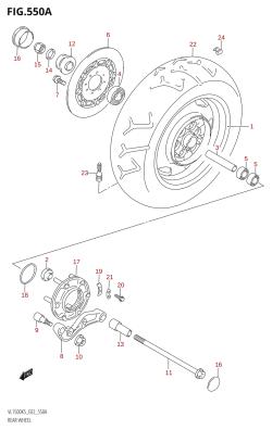 550A - REAR WHEEL