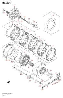 201F - CLUTCH (VZR1800Z:L3:E33)