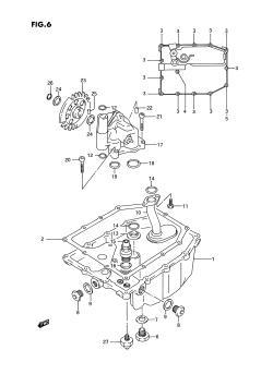006 - OIL PAN - OIL PUMP