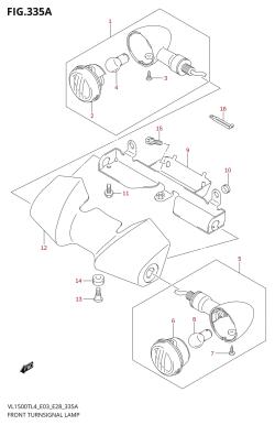 335A - FRONT TURNSIGNAL LAMP