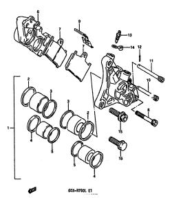 046 - FRONT CALIPERS (MODEL J /​ K)