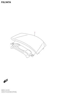 947A - COVER SET PILLION RIDER (OPTIONAL)