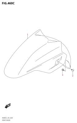 460C - FRONT FENDER (AN400A:L5:E19)