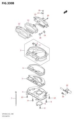 330B - SPEEDOMETER (VZR1800:L4:E19)