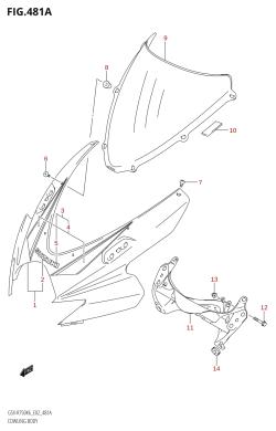 481A - COWLING BODY (K6)