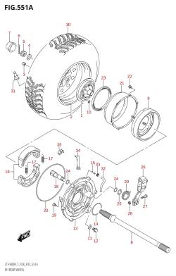 551A - RH REAR WHEEL