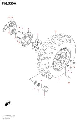 530A - FRONT WHEEL (LT-A750XM0 P24)