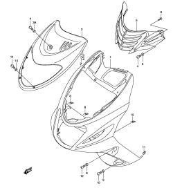 30A - FRONT LEG SHIELD (MODEL K2)