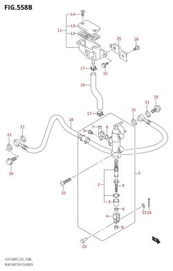 558B - REAR MASTER CYLINDER (K3)