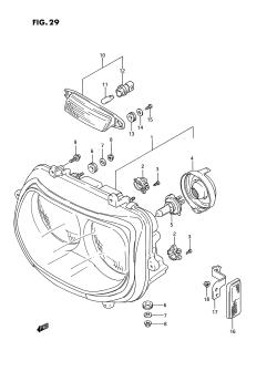 029 - HEADLAMP (MODEL N /​ P)