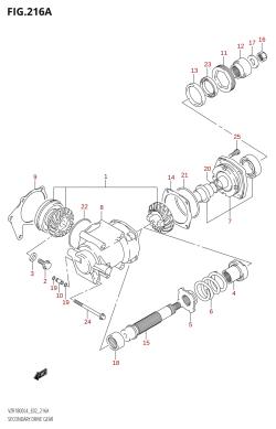 216A - SECONDARY DRIVE GEAR