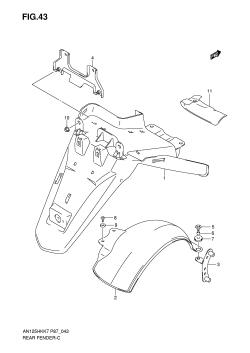 043 - REAR FENDER