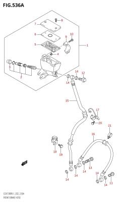 536A - FRONT BRAKE HOSE