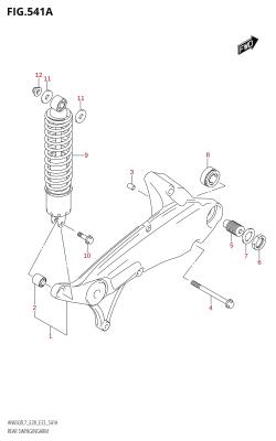 541A - REAR SWINGINGARM