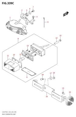 339C - REAR COMBINATION LAMP (E33)