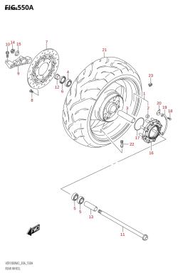 550A - REAR WHEEL
