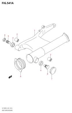 541A - REAR SWINGINGARM