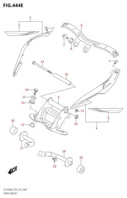 444E - FRONT BRACKET (DL1000A:L8:E33)