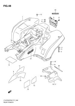 048 - REAR FENDER (LT-A750XPK9 P17)