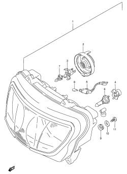 28C - HEADLAMP (MODEL W /​ X E04,E18,E22,E25,E34,E39,P37)