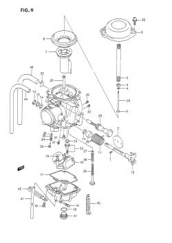 009 - CARBURETOR (MODEL L /​ M,MODEL N /​ P /​ R E24)