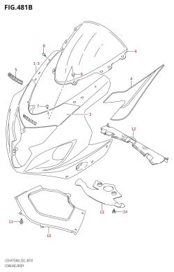 481B - COWLING BODY (K5)