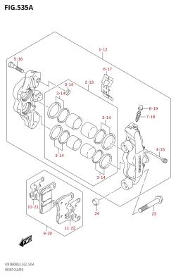 535A - FRONT CALIPER