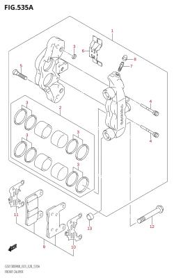 535A - FRONT CALIPER