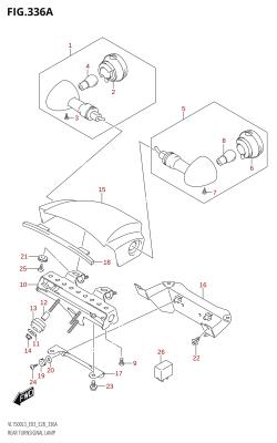 336A - REAR TURNSIGNAL LAMP (VL1500:L3:E03)